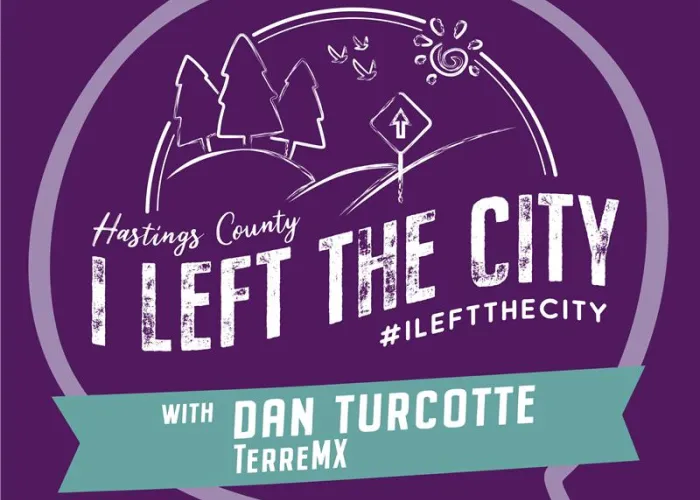 I left the city podcast episode image with Dan Turcotte